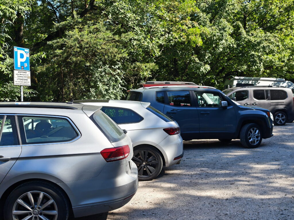 Rastenbachklamm Parkplatz am Müllereck - nicht zu empfehlen