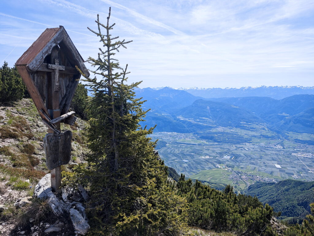 Roen Aussicht hinunter ins Etschtal