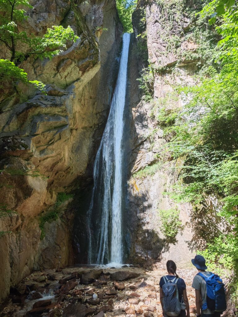 La grande cascata nella Gola del Rastenbach